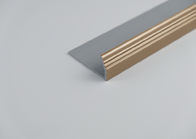 Green Level PVC Building Profile , Customized Metal Effect PVC Decoration Profile